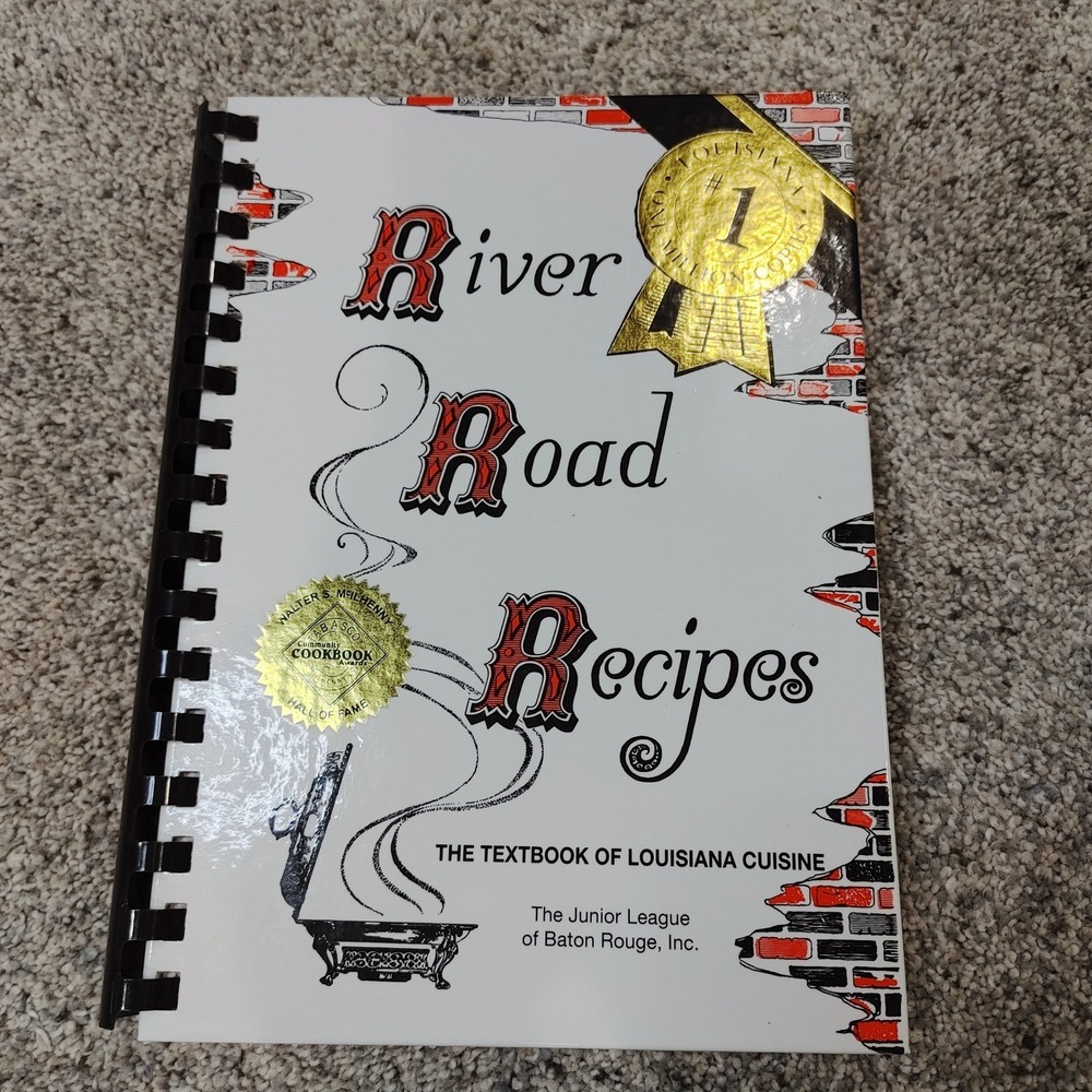 River Road Recipes Junior League of Baton Rouge Louisiana Cookbook Spiral Bound